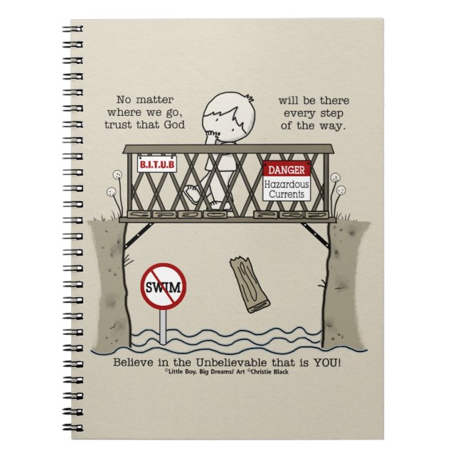 Gott wird da sein notizblock (Vorderseite)