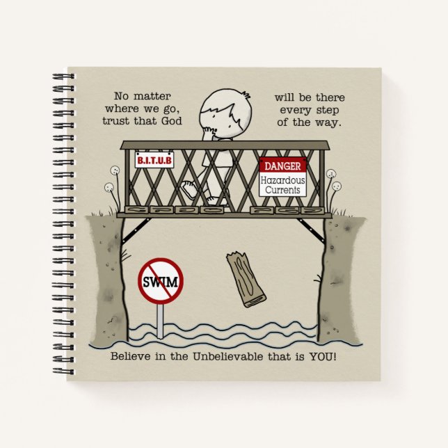 Gott wird da sein notizbuch (Vorderseite)