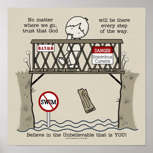 Gott wird da sein poster (Vorne)