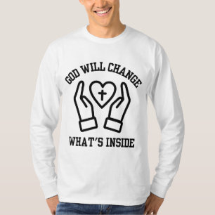 Gott wird das ändern, was in den Mens ist lange Sc T-Shirt