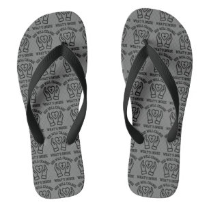 Gott wird das, was in Grauer Allround-Unisex ist,  Flip Flops