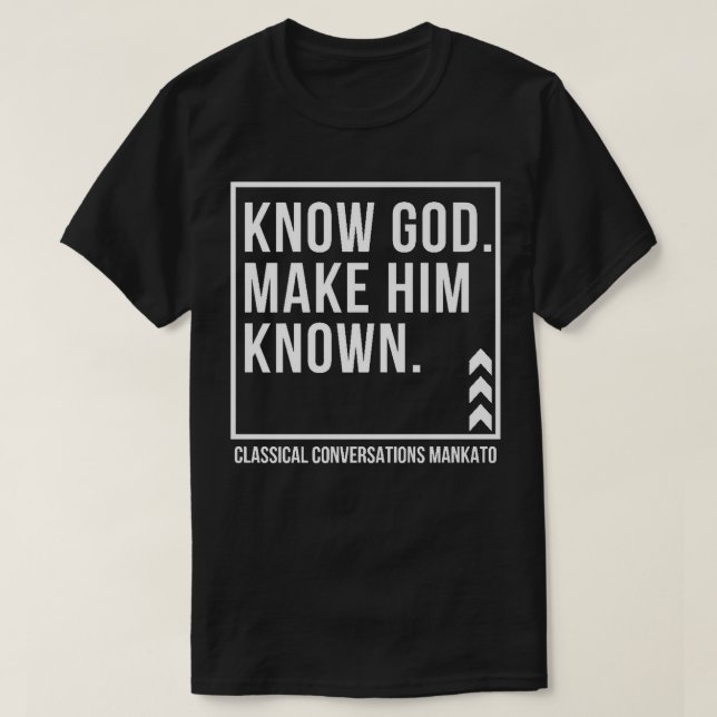 Gott wissen T-Shirt (Design vorne)