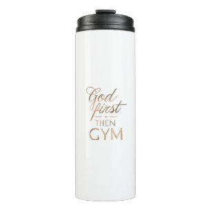 Gott zuerst, dann Gym Tasse – Christliche Workout