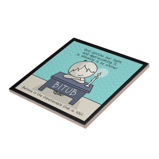 Gott zündet unser Licht Fliese (Seite)