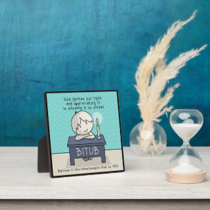 Gott zündet unser Licht Fotoplatte