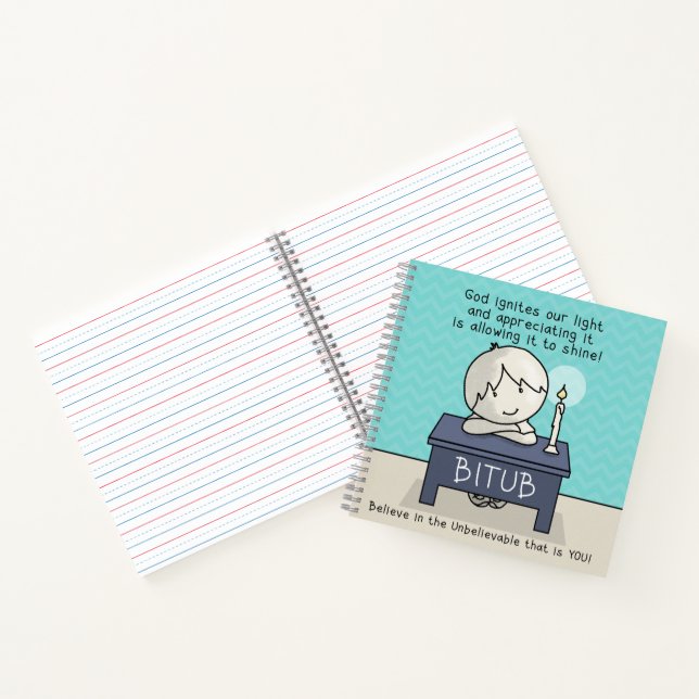 Gott zündet unser Licht Notizbuch (Innenseite)