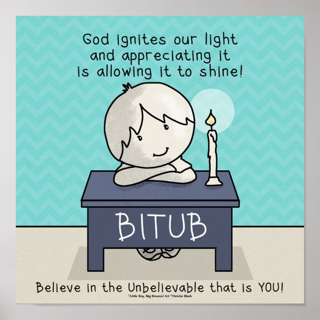 Gott zündet unser Licht Poster (Vorne)