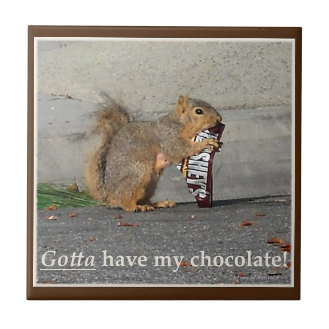 Gotta haben meine schokoladendekorative Fliese (Vorderseite)