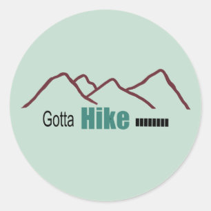 Gotta Hip That Mountains Simplistic Sticker