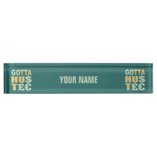 GOTTA-individuelle Name Namensplakette