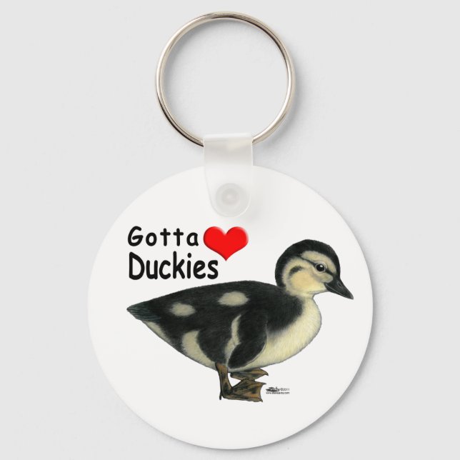 Gotta Liebe Duckies Schlüsselanhänger (Vorderseite)