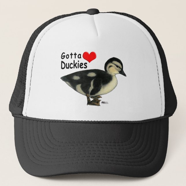 Gotta Liebe Duckies Truckerkappe (Vorderseite)