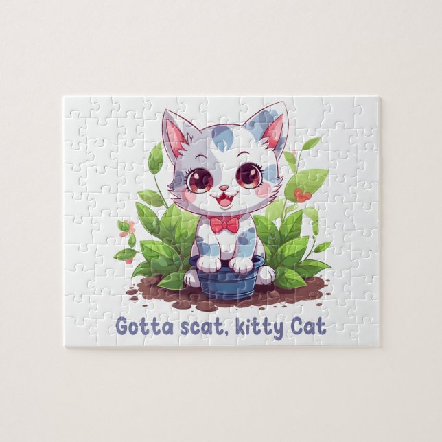 Gotta scat, Kitty Cat Puzzle (Horizontal)
