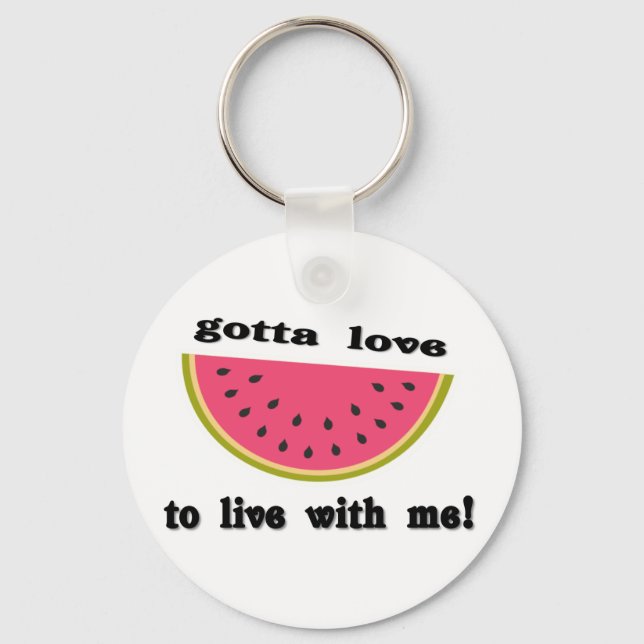 Gottalove Watermelon Schlüsselanhänger (Vorderseite)