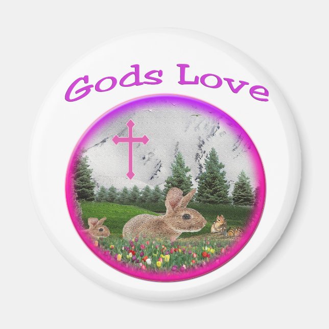 Götter Liebe Magnet (Vorne)