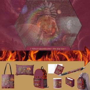 Götter und Göttinnen des Feuers Bedruckter Rucksack