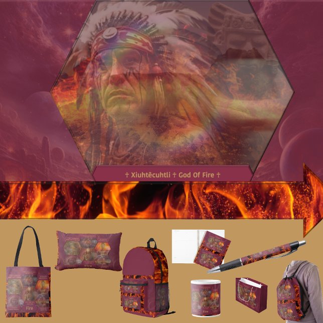 Götter und Göttinnen des Feuers Notizbuch (Get the full “Gods + Goddesses Of Fire” collection at: https://bit.ly/OurAncestorsZazzle)