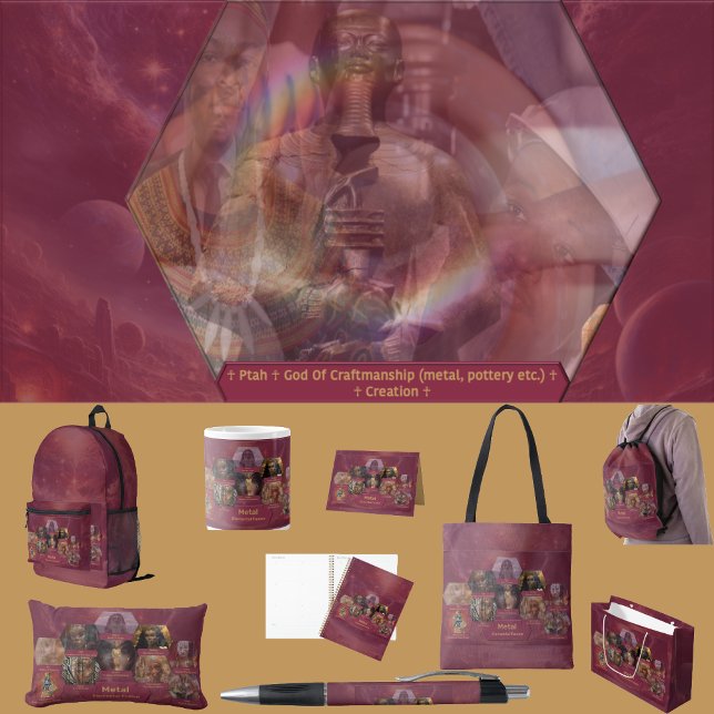 „Götter und Göttinnen des Metalls“  Planer (Get the full “Gods + Goddesses Of Metal” collection at: https://bit.ly/OurAncestorsZazzle)