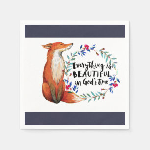 Götter Zeitfüchse Serviette