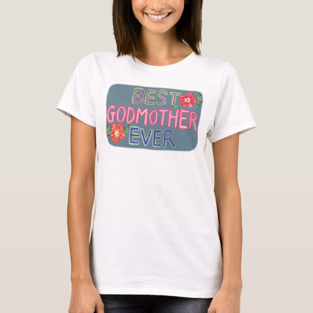 Göttermutter Danke Geschenk Beste Patentante überh T-Shirt (Vorderseite)