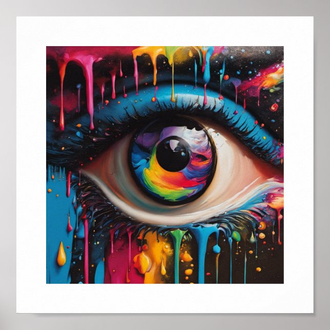 Gottes Augenplakat Poster (Vorne)
