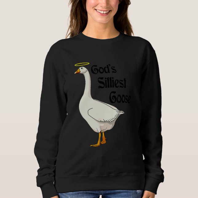 Gottes dümmste Gans   Ente   Sweatshirt (Vorderseite)