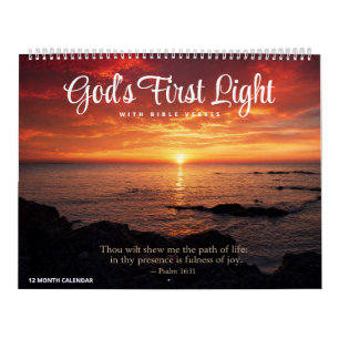 Gottes erster Lichtkalender - Mit Bibelversen Kalender