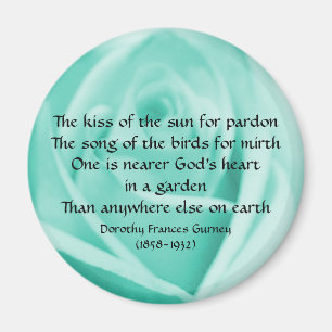 Gottes Garten Gedicht - Magnet