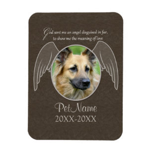 Gottes Gesendet ein Engel Pet Beileid Custom Magnet