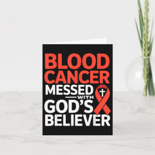 Gottes gläubiges Band Krieger Lymphom Blut Karte