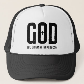 Gottes Gottes Der originale Superhelden-Glaube Truckerkappe