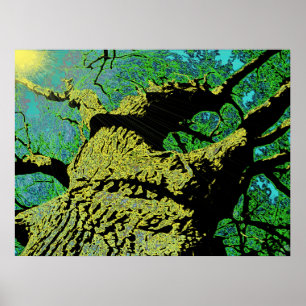 Gottes große mächtige Eiche Poster
