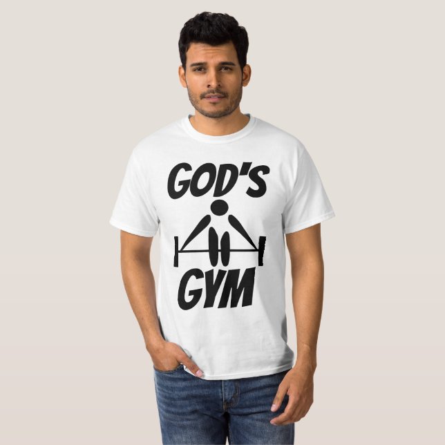 GOTTES GYM Christliche T - Shirt (Vorne ganz)
