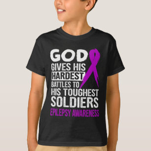 Gottes härteste Soldaten EPILEPSY AWARENESS t T-Shirt
