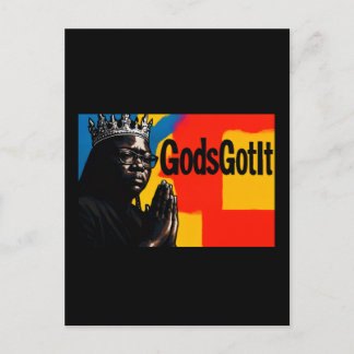 Gottes hat es Postkarte