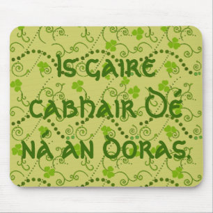 Gottes Hilfe ist näher als die Tür Mousepad