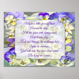 Gottes Hilfe Tag für Tag Poster