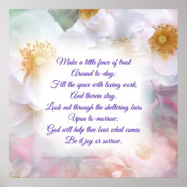 Gottes Hilfe Tag für Tag Poster