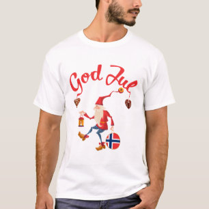 Gottes jul, Norwegischer Merry-Weihnachten T-Shirt