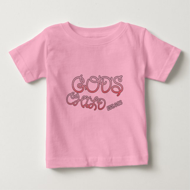 Gottes Kind Baby T-shirt (Vorderseite)