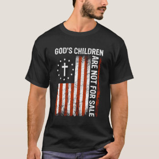 Gottes Kinder sind nicht für den Verkauf US Flag A T-Shirt