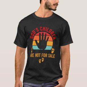 Gottes Kinder sind nicht zu verkaufen lustige Zita T-Shirt