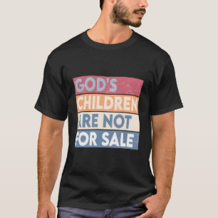 Gottes Kinder sind nicht zum Verkauf Retro Vintag T-Shirt