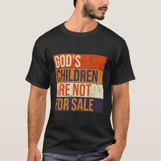 Gottes Kinder sind nicht zum Verkauf Vintag T-Shirt