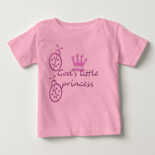 Gottes kleine Prinzessin Baby T-shirt (Vorderseite)