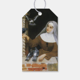 Gottes Kreaturen (Christliche Nun Fütternd Tauben) Geschenkanhänger