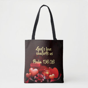 Gottes Liebe Allround-Over-Print-Tasche, Mittel