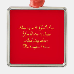 Gottes Liebe Ornament Aus Metall