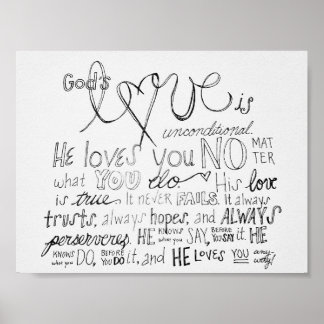 Gottes Liebe Poster