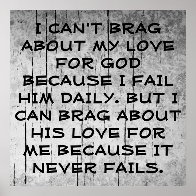 Gottes Liebe-Poster Poster (Vorne)